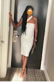This dress is absolutely stunning! It runs a little small; however, I would not go up a size. I highly recommend purchasing! - Tiphanie H.