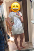 Love the fit of this dress. I was worried because I'm busty and have hips so I wasn't sure if a small would fit, but it fits perfectly. I wouldn't change a thing. - Charlotte W.