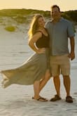 This skirt was everything! So beautiful for our beach photos!  (Photo below with  just iPhone) I almost want to buy one in every color! - Mary S.