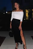 This black skirt is a closet staple! I have no issues with the fitting either. Definitely a must have! - Jane R.