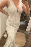I love this dress! For some reason I can't get on board with spending thousands on a dress so I wanted something simple and elegant. This dress is just that! Love love love! - Lexie C.