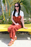 It made me look bigger and like a walking brick wall but I didn't mind. I still enjoyed it. My shoes and t-shirt are also from Lulus. - GALYNA S.