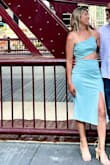Love the style and fit accommodated my wide hips well, but was slightly loose in chest area for my small bust. Pinned removable pad inserts to go braless. - Amy L.