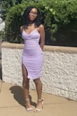 The dress was so cute, looks just like the picture just a little tight. - Rhonda M.