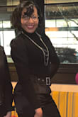 I loved this turtle neck ribbed sweater/top. I especially loved the shoulder puff, which gave the item that extra flare and beauty. I paired it with a satin pant and clear shoes. I wore it for my birthday dinner in Feb. And received a lot of compliments. I highly recommend to buy it. - Lea F.