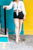 I bought this for a trip to Mexico and I wore it so many times! I love how it makes me feel a little covered up but is also sexy and airy. You can wear it with a bandeau or swimsuit underneath, with any bottom. It was so versatile! Can't recommend enough! - Cerise