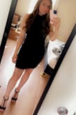 this runs small. I am usually a small, but had to size up to a medium and it fits perfectly! My boyfriend saw me in this for the first time and went crazy over me. Haha. It shows off curves and the material is quality! - Kristena R.