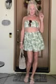 I have been looking for something cool to run around in this summer....and found this shorts set. It is very flattering and fun to wear. I absolutely love it . - Chris K.