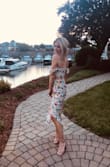 This is my absolute favorite dress from Lulus! It's so lightweight, flowy and seriously perfect! The print and cutouts are so gorgeous. I got tons of compliments! - Chelsie C.