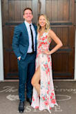 This dress is beautiful and comfortable. Very lightweight. I'm 5'11" so it just touched the ground in flats, so I wore lace up sandals with it to a wedding. I also sewed the inner slit down to match the outer slit as the inner one went up way too high for my comfort level. Based on the size chart and other reviews I bought a medium because of my waist measurement, in addition to a small (what I'd normally order). The rib cage is the main "issue". I ended up wearing the small even though it was a little hard to zip in the rib area because it fit better on my bust. The medium had too much fabric from the waist up for me. I definitely recommend this! - Michelle L.