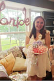 It was the perfect dress to wear for my bridal shower! My waist and hips tend to run large and my shoulders and chest tend to run a small/medium. The straps were a tiny bit big but I would still order a large because it fit perfectly everywhere else! - Jessica S.