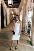 I LOVE this dress! It's so beautiful! It first perfectly the only reason I say slightly small is for some reason the zipper was almost impossible to get zipped up but once it did (20 minutes later) it fit perfect, which is odd because it was not too small. Zipper aside, it's perfect! - Keely D.