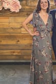I got this dress for my sister's wedding and it was comfortable and I got compliments all night! The front was a little loose because I don't think that I filled it all the way out, so I had to keep an eye on my neckline throughout the night but it wasn't too bad. The dress was long on me with flats but with heels it was the perfect length! - Sabrina G.