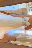 The dress is amazing exactly like the pictures. The train is a double layer. Just fabulous. Can't wait to wear it on my day. - Nadia C.
