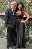 I wore this dress to a wedding in NYC and received compliments all night! It was super comfortable, thick and flowy material. It was long and I had to have it altered, but the top fit perfectly;) - Jenn F.