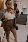Absolutely loved these shorts! Wore them for a birthday dinner with friends and received many compliments! The perfect leather summer shorts! - Jordan M.