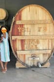 This dress is super cute, and was exactly what I was looking for to wear to a winery. My only complaint is, the top is very revealing. I continuously had to adjust it, to keep from exposing my breasts. Though I recommend purchasing, I suggest wearing with fashion tape. Additionally, the waist band is a little tight, but not uncomfortable. - Tiphanie H.