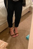 I'm typically a 6.5 or 7 in shoes. I ordered both sizes. The 6.5 was too small & the 7 was a tad to large. I still kept them bc im obsessed with all things leopard. I wore them on a night out all around town & my feet didn't hurt. A win! I plan to get them in a couple more colors. - Britney