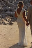 I absolutely love this dress, everything about it. The color, the fit they way it flows, even. Wore as my wedding dress. Simple but elegant, classy but sexy. Would 100% recommend. - Michele A.