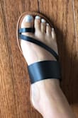 I was so happy when these came back in stock in my size. My foot is a 7, however in some shoes a 7.5 fits better.  I went with my normal size because the 7.5 wasn't in stock. They fit perfectly.  If you prefer your sandals to have more room than I suggest sizing up half a size. They're super comfortable to walk in, absolutely love them! If you're in doubt, order them! You won't regret it! - Alysse M.