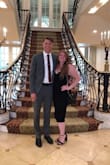 I absolutely love this dress! I am normally a medium/large. The large is very comfortable however I did have to pin the bust together a little because it would slip down and show my bra. I maybe could have done a medium. Definitely getting a medium when I lose some weight because I love this dress! - Cassidy R.