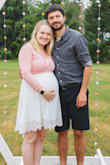 Added a wrap and wore it for my baby shower. Runs a little big but very comfortable. Fabric is nice and has two layers so it's not see through! Also nice that the straps are adjustable. Will definitely wear again after pregnancy. - Emily P.