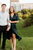 I got this dress for engagement photos and it was perfect! Flattering and exactly what I expected. I got so many compliments. It is very true to size, I would not recommend ordering up. - Rachel L.