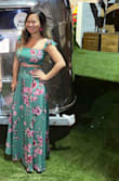 I wore this for my Birthday! I had a lot of compliments and it was so comfortable to wear. I'm short so I did have to get it hemmed 4 inches. - Ava N.