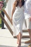 This dress is absolutely perfect. It fits soo well!! No bra needed honestly and it nicely outlines your body. I got this dress for my engagement party and loved every part of it! - Majda M.
