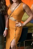 This dress was awesome for a night out on vacation! Love the color and cut! - Michelle M.