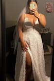 If you're debating just buy it! It fits so perfectly for me. If you have smaller chest for a plus size girl, go a size down. Don't worry if you're 5'1 either because once you put on heels, it's perfect. I've never felt so beautiful in a dress! - Joy E.