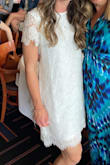 This dress was so perfect for my bridal shower. It was classy/proper yet pretty. It was very comfortable. If I was any taller it probably would have been too short but just right for me! Loved it and got lots of compliments. - Jessica S.