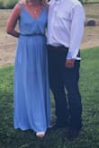 Beautiful dress, wore nipple covers, cannot wear with a bra. Everyone loved the dress, it fit a little funny in the bust area, also a little long- must wear heels or get hemmed. - Ashley K.
