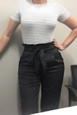 I was a little nervous to buy these because I was worried it was on of those trends that I love but don't work for me. I was wrong, I so wish they had other colors in these in my size. The material is great and they fit fantastic. I wish the length was an inch or so longer because they probably are the right length for the pant. They fit snug and perfect at the waist but I have a small waist so they may be tight or unflattering if you carry weight in the midsection. Overall these are in my top 3 Lulus purchases ever. - Brittany L.