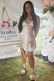 I worse this dress for my bridal shower and it was perfect! It literally fit like a glove. It was also so comfortable. Definitely recommend. - Nicole S.