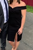 This dress was perfect for an outdoor wedding I attended. The small was way too small and the medium was a little bigger/longer than I'd like but still so cute. I tried on "many" other Lulus dresses (3 shipments) and found this one the best for what I needed. Thank you for being accommodating with returns and quick with shipping Lulus! - Brittany K.