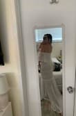 I tried on SEVERAL dresses from Lulus for my wedding and this is the BEST, most flattering dress. My wedding is in August and it is the perfect material for the warm weather but for security as well. It's so beautiful. - Casey C.