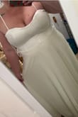 Bought this for a romantic small wedding ceremony in august and it's beautiful!!! I have a pretty big chest so I was worried about how the top part would fit/support me and it surprisingly does! I feel amazing in this dress. - Katie C.
