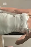 great thick fabric, but the top was a little large for my figure. and hem seemed a little cheap. - Julie V.