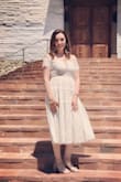 I ordered this dress to wear for my sons baptism and I very pleased with everything (style, length, fit, and quality). I received many compliments and I was comfortable while wearing it. - Rosie R.