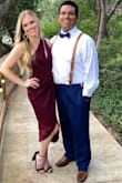 This dress was perfect though I have a small bust and I wish I had more time before my event to properly tailor the strap so the top fit a little better I was constantly adjusting it so I didn't give a show - Kathryne L.