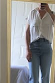 Love this too! Super versatile and good quality! Has a loser fit and can be styled any way you want! - Ashley