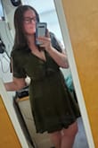 I love this dress! It's my go to for everything, super comfortable, rather easy to put on and super light and flowy to keep you cool in the warm weather. In typical wrap dress form however, your chest is exposed more than you'd like. I'm constantly messing with it and putting it back in place so I don't flash anybody. This is an easy fix though either with a safety pin or fabric tape, just a minor inconvenience if you're willing. - Pamela T.