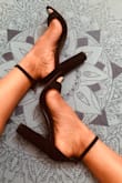 These heels are perfect and actually comfortable to walk in. Normally, I wear a size 6 but they are a bit big but I think a 5.5 would work perfectly for me. - Anjana R.