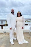I felt like a queen on my wedding day with this dress. At the moment I tried it on, I knew it was the one. Beautiful fabric, the train details are gorgeous! It was perfect for my beach wedding dress. The color exactly as I wanted. I did not have to tailor it! Fits exactly as pictured. I also bought the no sleeve dress for my mini bride and we both looked super beautiful. 100% recommend it! - Sharlene O.