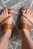 Comfy on a short walk. Pretty and can wear w anything in summer. - Jahaira L.