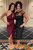 This dress was amazing! Comfortable fit, easy to wear and dance in all night long. Was gorgeous on! I received so many compliments!! - Corrine M.