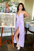 This dress is so flattering and the perfect shade of purple! - Michelle M.