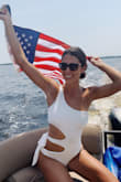 This swimsuit is everything I was hoping it would be. It's so flattering and comfortable to wear. I love that it's slightly sexy for a one piece yet has modest coverage. Everything stayed in place all day so there was no uncomfortable slippage. - Lindsey V.