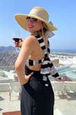 I bought this dress for my trip to Greece and even their fit a little tight around my breast area I kept it because I loved it so much. - Berta B.